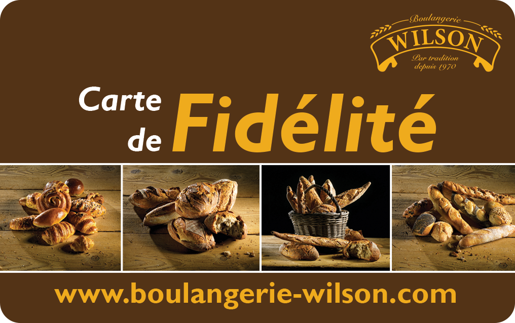 Carte fidelité Wilson